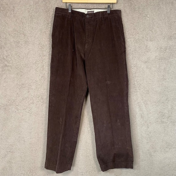Dockers Other - Dockers Mens Brown Corduroy Pants Size 36x30‎ D3 Professor Academia Straight Leg